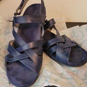 Baretraps Navy Blue comfort sandal